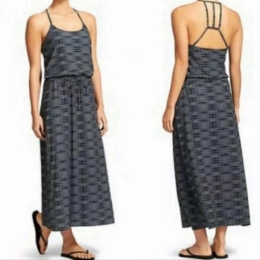 Athleta Ariel Novella Strappy Maxi Dress Black Size 4